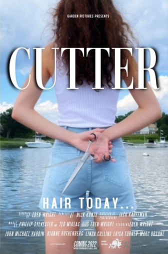 Movie poster for Cutter (2022) short film thriller